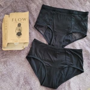 Brand New Unused Flow Intimates Period Underwear, Size 10 M/L